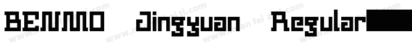 BENMO Jingyuan Regular字体转换